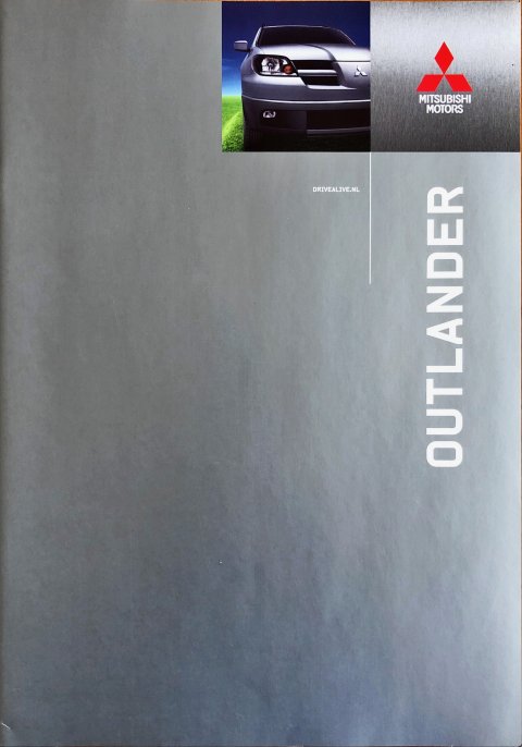Mitsubishi Outlander nr. 03 dut-nl, 2003-04 A4, 28, NL, € 1,= year 2003 folder brochure