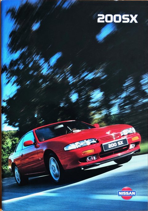 Nissan 200 SX nr. -, 1994-07 A4, 36, EN, € 5,= year 1994 folder brochure