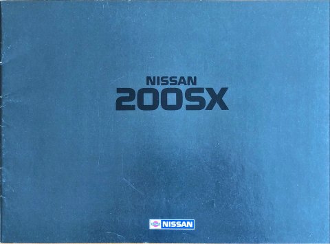 Nissan 200 SX nr. -, jaren 90 21,0 x 28,5, 24, NL, € 5,= year jaren 90 folder brochure
