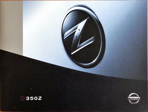 Nissan 350 Z nr. 7.5N0309NEW, 2003-07 A4, 56, Vlaams year 2003 folder brochure