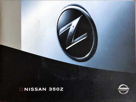 Nissan 350 Z nr. ASPPNA01Z3302, 2003-07 A4, 56, NL year 2003 folder brochure