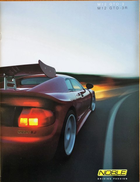 Noble M12 GTO-3, M12 GTO-3R nr. -, jaren 00 21,5 x 28,0, 16, EN year jaren 00 folder brochure