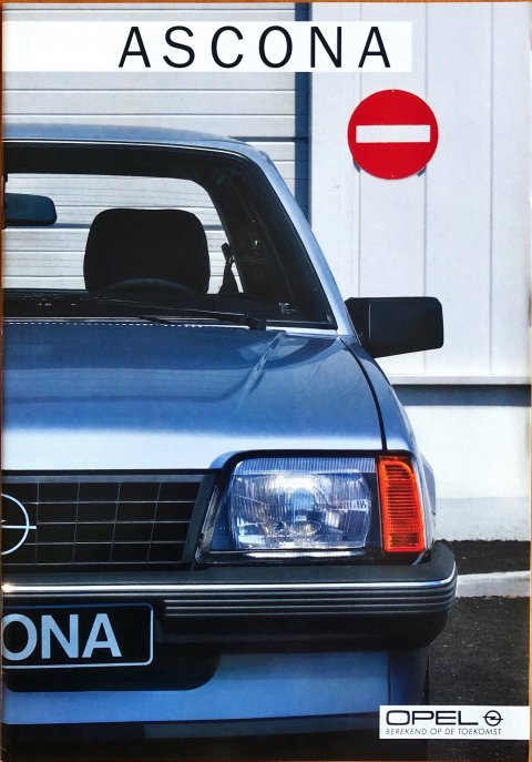 Opel Ascona nr. -, 1984-10 A4, 32, NL year 1984 folder brochure