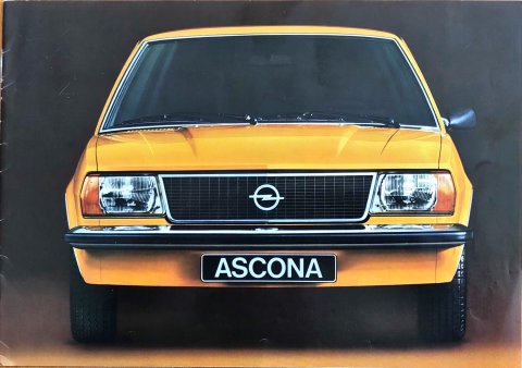 Opel Ascona nr. J.0607, 1976 A4, 16, NL year 1976 folder brochure