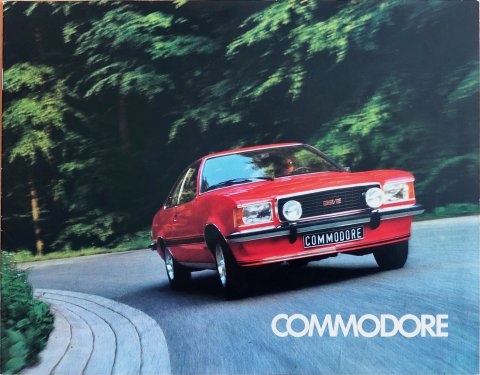 Opel Commodore nr. J.3049, 1973 23,5 x 30,0, 16, NL year 1973 folder brochure