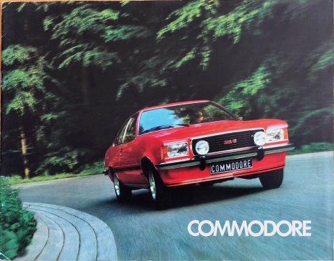 Opel Commodore nr. J.3074, 1974 23,5 x 30,0, 16, NL year 1974 folder brochure