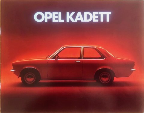 Opel Kadett nr. J.3041, 1973 23,5 x 30,0, 16, NL year 1973 folder brochure