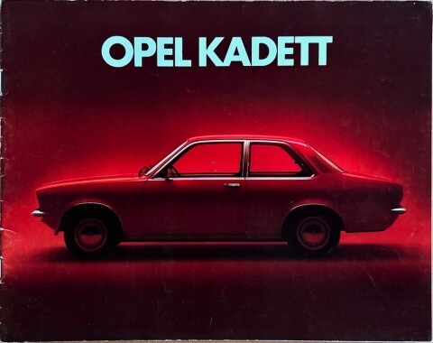 Opel Kadett nr. J.3041, 1973 NL 1973 folder brochure