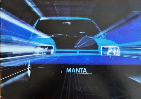 Opel Manta nr. J0610, 1975-09 20,5 x 29,7, 16, NL year 1975 folder brochure