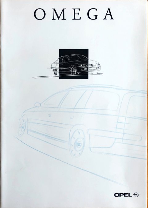 Opel Omega nr. -, 1998-08 A4, 44, NL year 1998 folder brochure