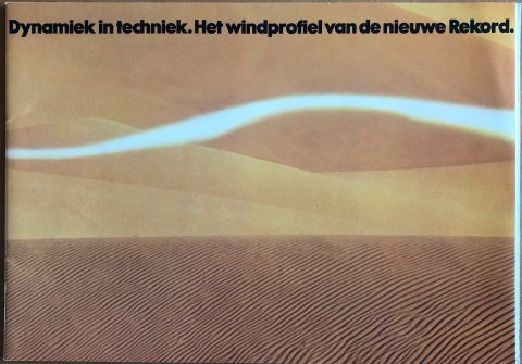 Opel Rekord nr. -, 1977-12 A4, 26, NL year 1977 folder brochure
