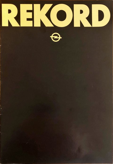 Opel Rekord nr. -, 1979-09 A4, 24, NL year 1979 folder brochure