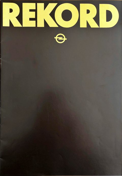 Opel Rekord nr. -, 1980 A4, 24, NL year 1980 folder brochure