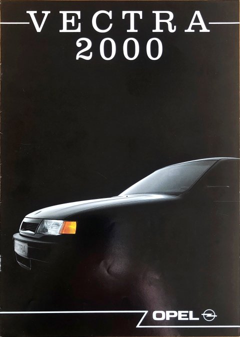 Opel Vectra 2000 nr. -, 1989 A4, 16, NL year 1989 folder brochure