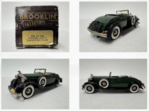 Packard Light 8 convertible coupe, 1932 Brooklin, BRK.6A