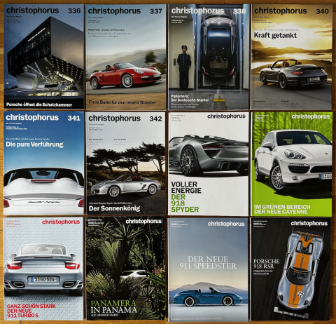 Parcel 104 magazines Porsche Christophorus 1994 upto 2019 German