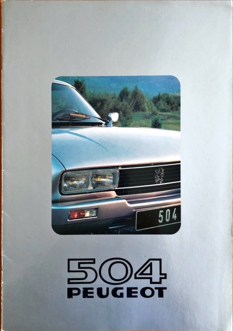Peugeot 504 coupe en cabriolet nr. -, 1979 (mj. 1980) A4, 16, NL year 1979 folder brochure
