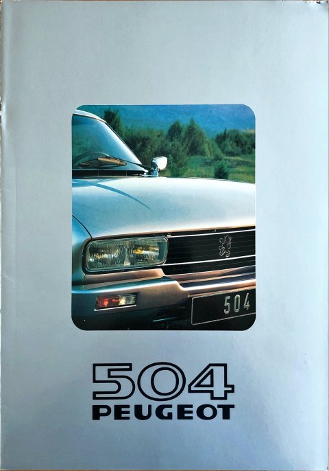 Peugeot 504 coupe en cabriolet nr. -, 1980 (mj. 1981) A4, 16, NL year 1980 folder brochure