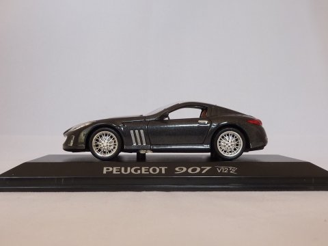 Peugeot 907 V12, 2004, zwart, Norev, 479700