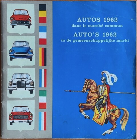 Plaatjesalbum Jacques Auto&rsquo;s in de gemeenschappelijke markt 1962