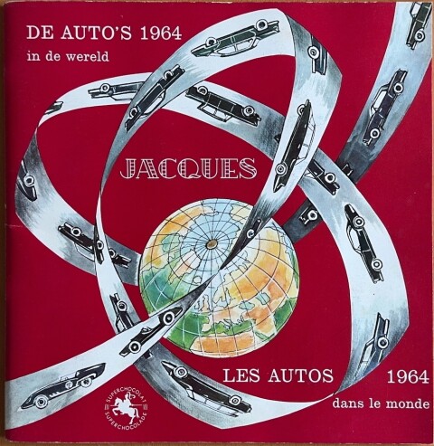 Plaatjesalbum Jacques De auto&rsquo;s in de wereld 1964