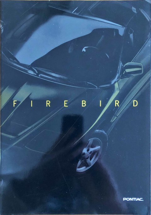 Pontiac Firebird nr. DU 20 10 35 27, midden jaren 90 A4, 22, DE year midden jaren 90 folder brochure