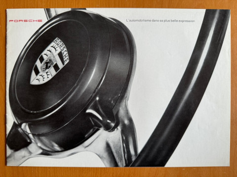 Porsche 356 B 1600 : 1600 S : 1600 S 90 (1.6 60:75:90 PK) nr. W 22 f, 1963 01 FR 1963 folder brochure
