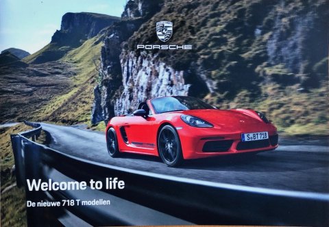 Porsche 718 T modellen nr. WSLN1901000391 NL:FL, 2018-12 folder brochure (1)