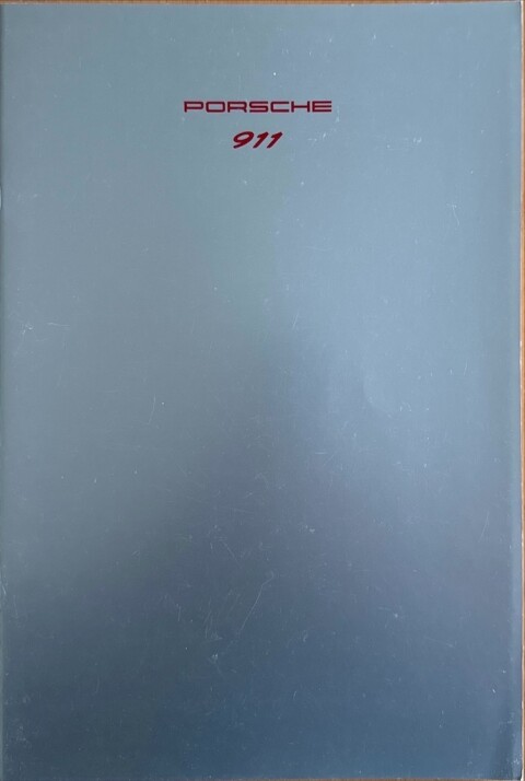 Porsche 911 (964) nr. WVK 127 110 92, 1991 08 DE 1991 folder brochure