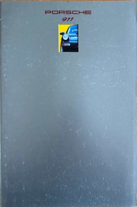 Porsche 911 (964) nr. WVK 127 110 93, 1992 08 DE 1992 folder brochure