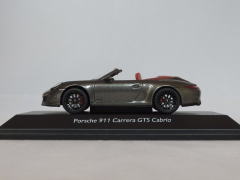 Porsche 911 - 991.1 Cabriolet GTS, 2014, grijs, Schuco, 450757700