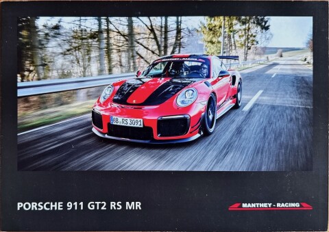 Porsche 911 (991.1) GT2 RS Manthey Racing DE folder brochure