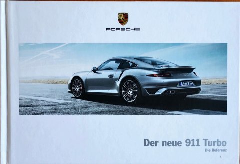 Porsche 911 (991.1) Turbo (coupe) nr. WSLK1401000110 DE:WW, 2013-05 DE 2013 folder brochure