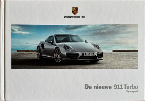 Porsche 911 (991.2) Turbo nr. WSLK1601000291 NL:WW, 2015 12 NL 2015 folder brochure