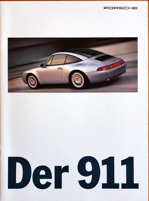 Porsche 911 (993) nr. WVK 191 310, 1995-08 DE 1995 folder brochure (1)