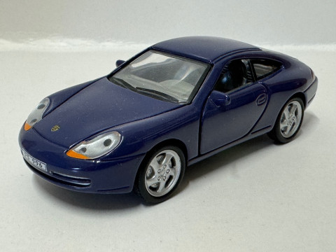 Porsche 911   996.1 coupe 1997 1998 Schuco blauw