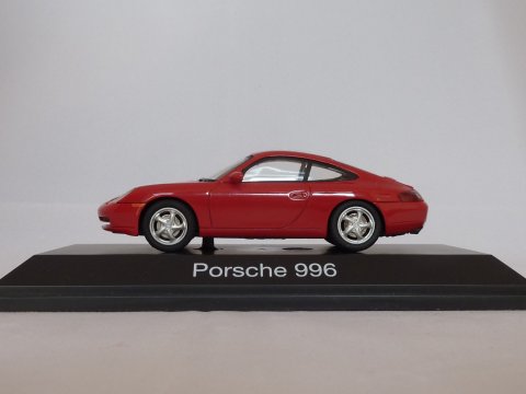 Porsche 911 - 996.1 Coupe, 1997-2001, rood, Schuco, 04341
