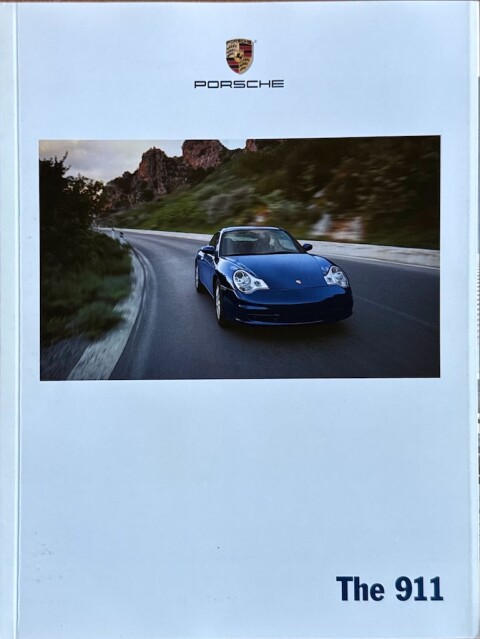Porsche 911 (996) nr. MKT 001 00010 04 E:US, 2003 EN 2003 folder brochure