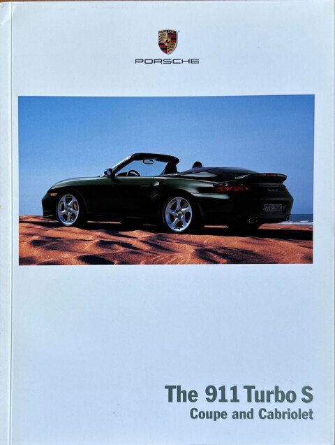 Porsche 911 (996) Turbo S Coupe and Cabriolet nr. MKT 001 023 05, 2004 EN 2004 folder brochure