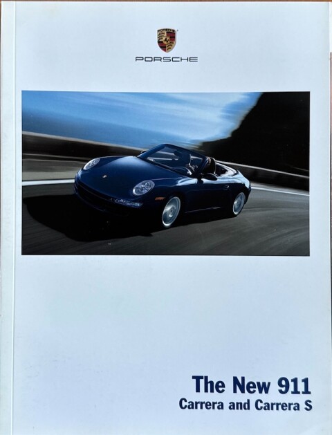 Porsche 911 (997.1) Carrera and Carrera S nr. MKT 001 036 05, 2004 EN 2004 folder brochure