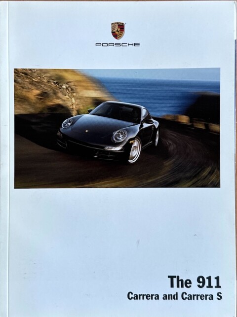 Porsche 911 (997.1) Carrera and Carrera S nr. MKT 001 055 06, 2005 EN 2005 folder brochure