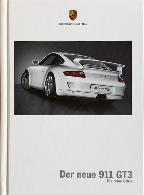 Porsche 911 (997.1) GT3 nr. WVK 221 210 06 D:WW, 2005 11 DE 2005 folder brochure