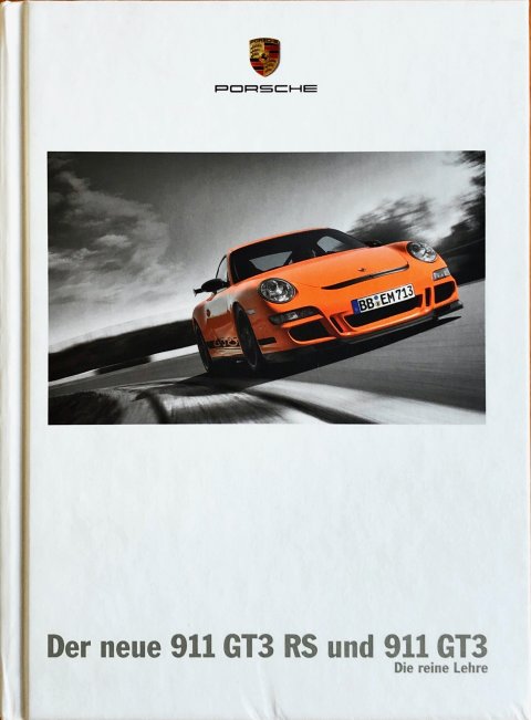 Porsche 911 (997.1) GT3 RS en GT3 nr. WVK 227 010 07 D:WW, 2006-07 DE 2006 folder brochure