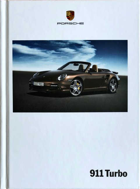 Porsche 911 (997.1) Turbo  nr. WVK 230 110 08 D:WW, 2007-04 DE 2007 folder brochure