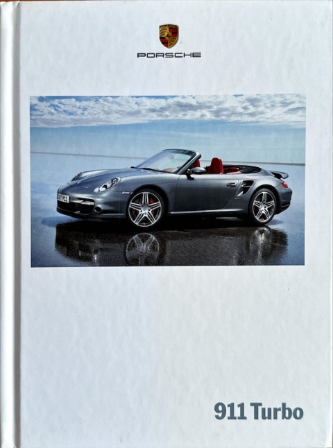 Porsche 911 (997.1) Turbo  nr. WVK 235 510 09 D:WW, 2008 04 DE 2008 folder brochure