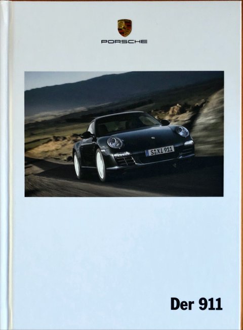 Porsche 911 (997.2) nr. WSLC1001000110 DE:WW, 2009-03 DE 2009 folder brochure