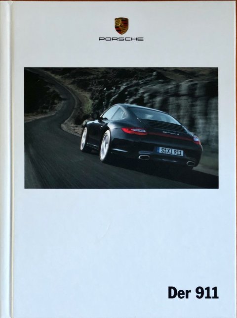 Porsche 911 (997.2) nr. WSLC1101000110 DE:WW, 2009-11 DE 2009 folder brochure