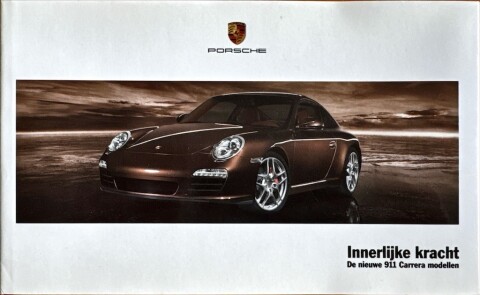 Porsche 911 (997.2) nr. WSRC 090 125 S 391 NL:WW, 2008 04 NL 2008 folder brochure
