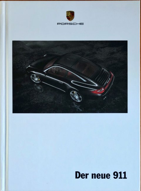 Porsche 911 (997.2) nr. WVK 233 710 09 DE:WW, 2008-04 DE 2008 folder brochure