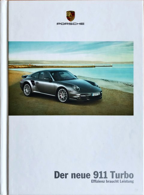 Porsche 911 (997.2) Turbo nr. WSLK1001000110 DE:WW, 2009-05 DE 2009 folder brochure